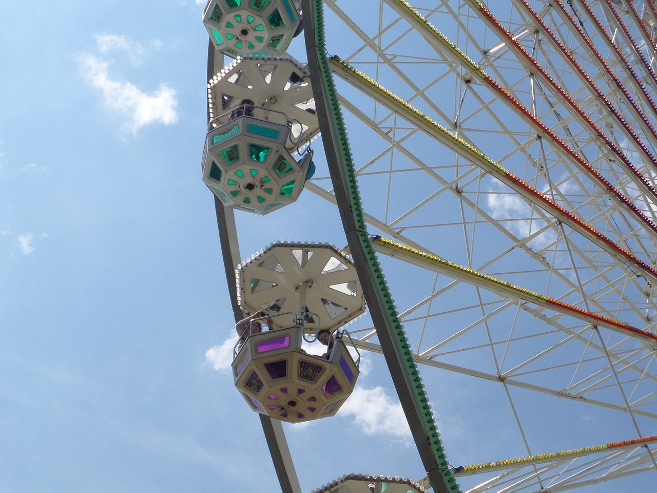 ferris wheel folk festival ride free photo