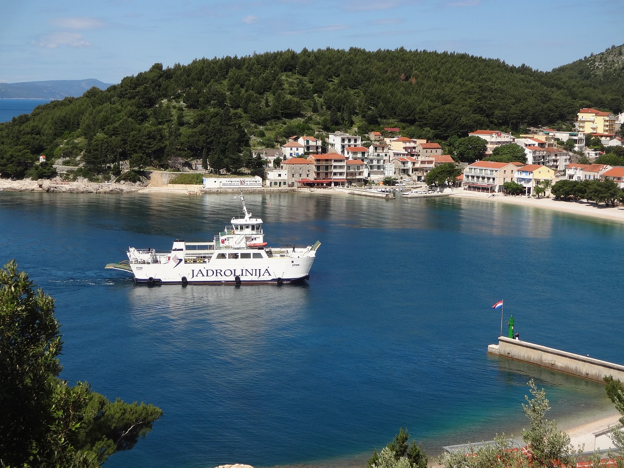 ferry mediterranean adriatic sea free photo