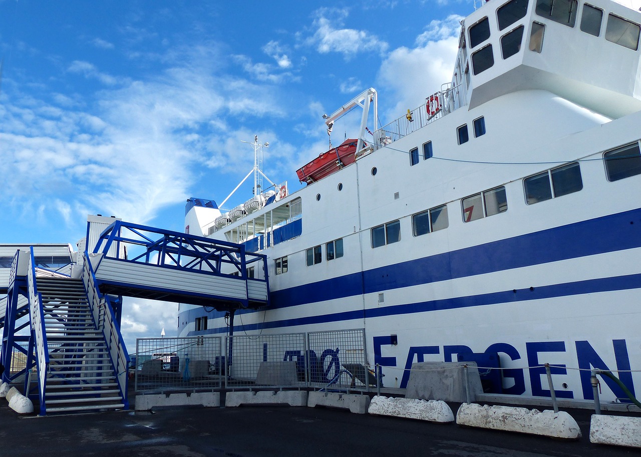 ferry port pier free photo