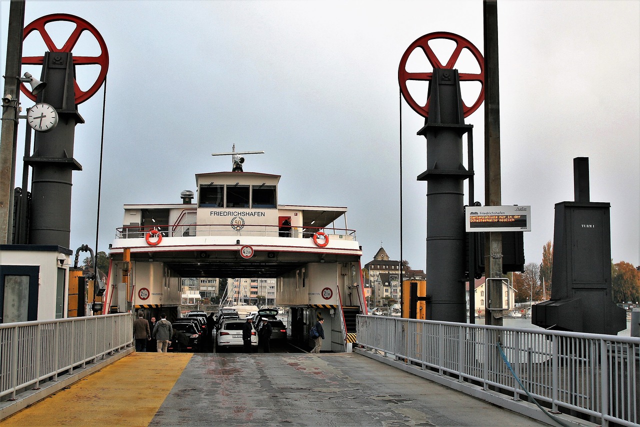 ferry port tourism free photo