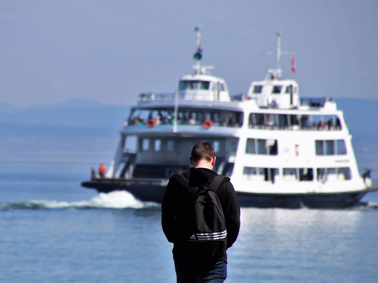 ferry  lake  bodensee free photo