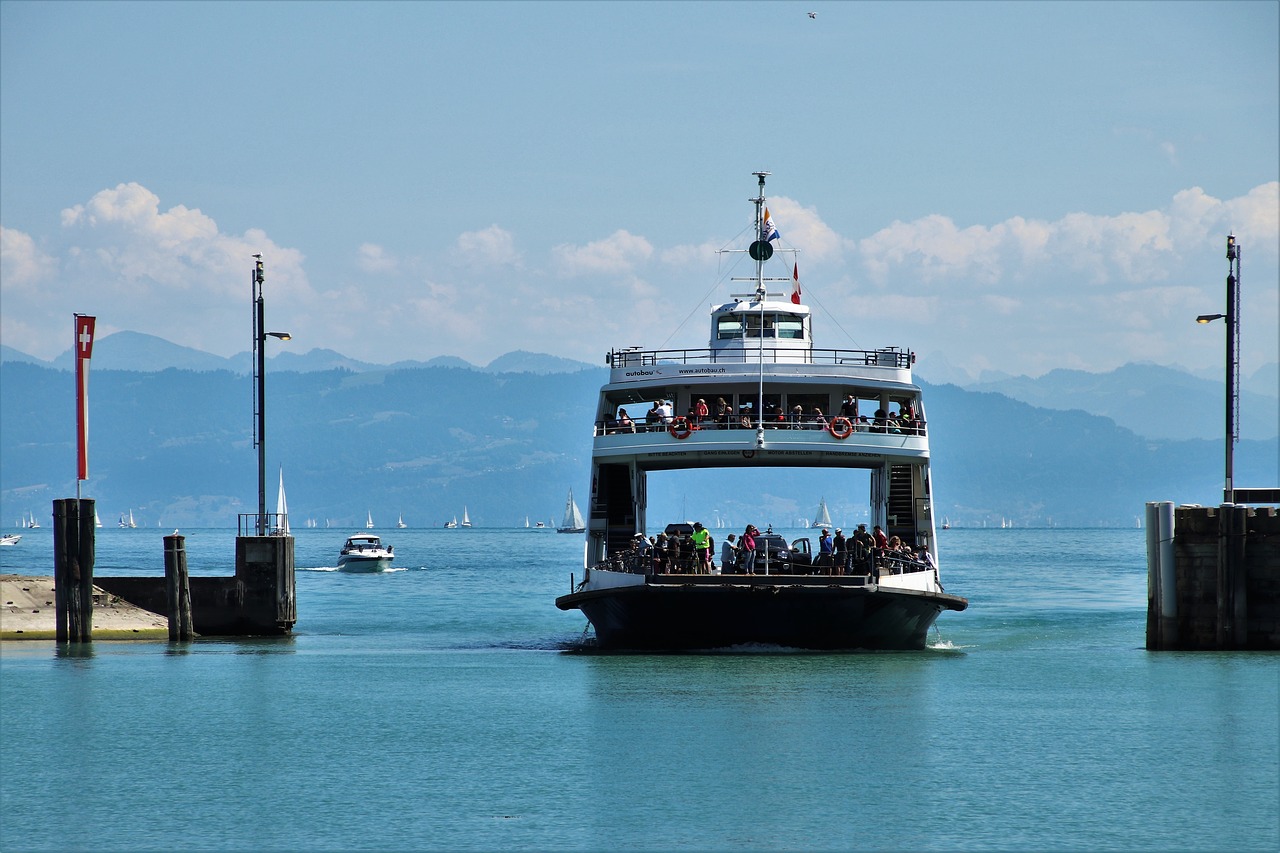 ferry  cruise  swim free photo