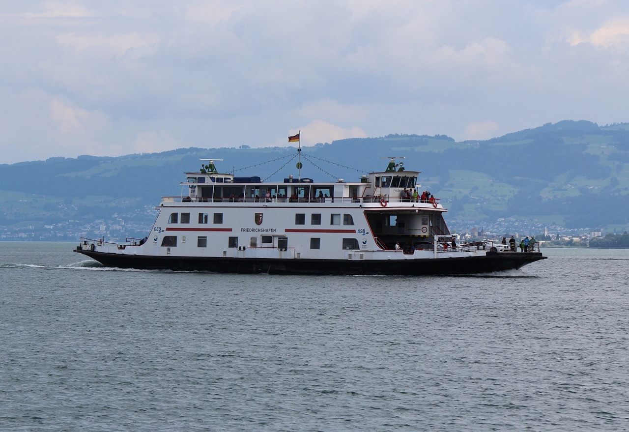 ferry lake constance car ferry free photo