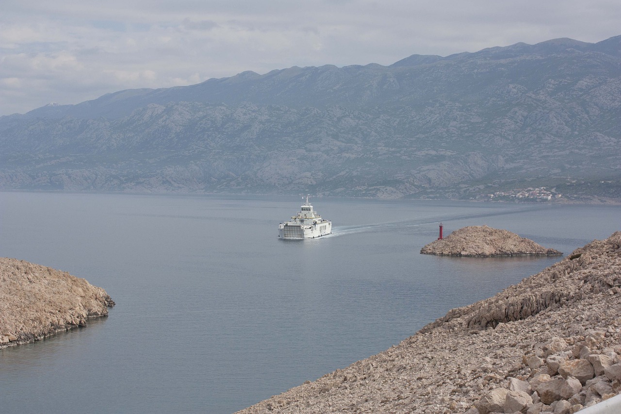 ferry sea costa free photo