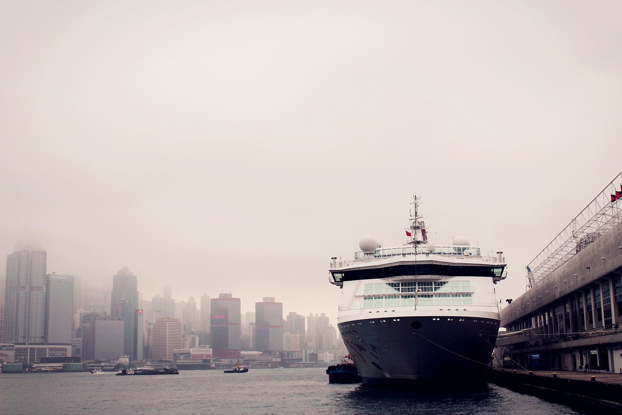 ferry ship hong kong free photo