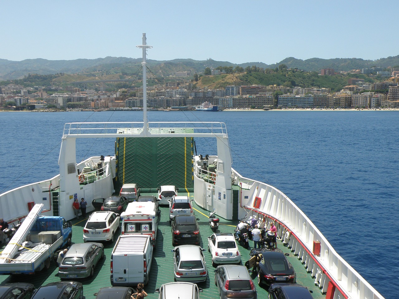 ferry ship sicily free photo