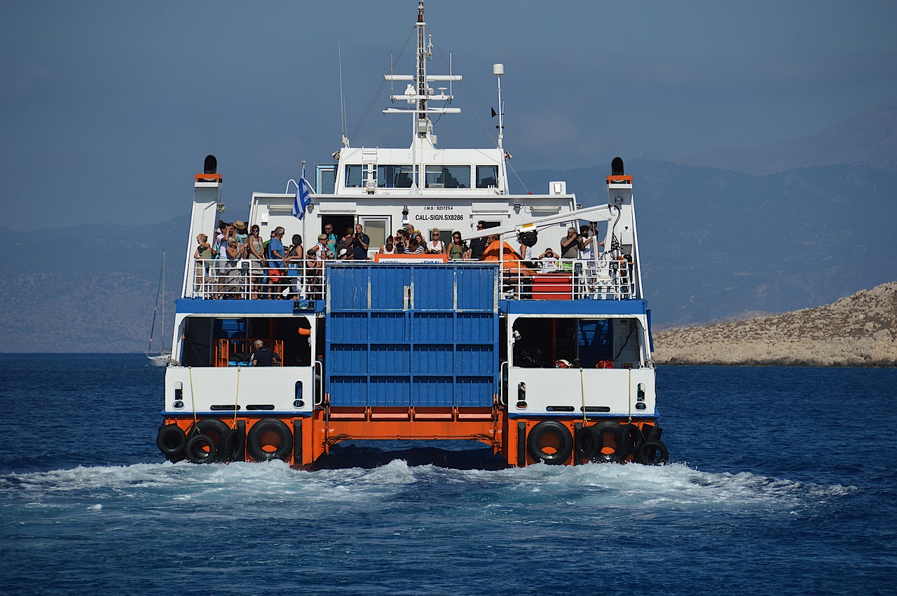 ferry greece chalki free photo