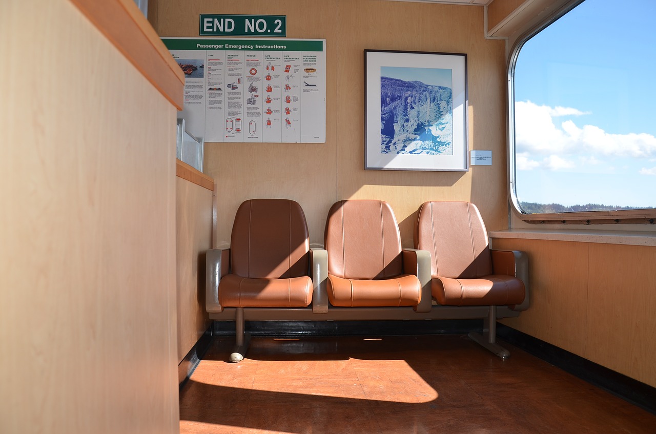 ferry boat seats free photo