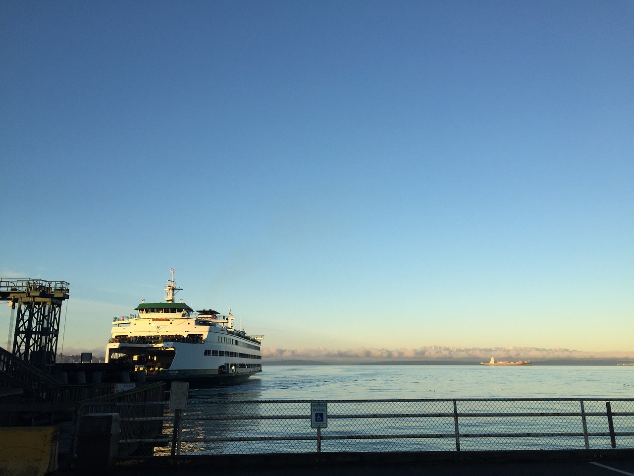 ferry washington puget sound free photo