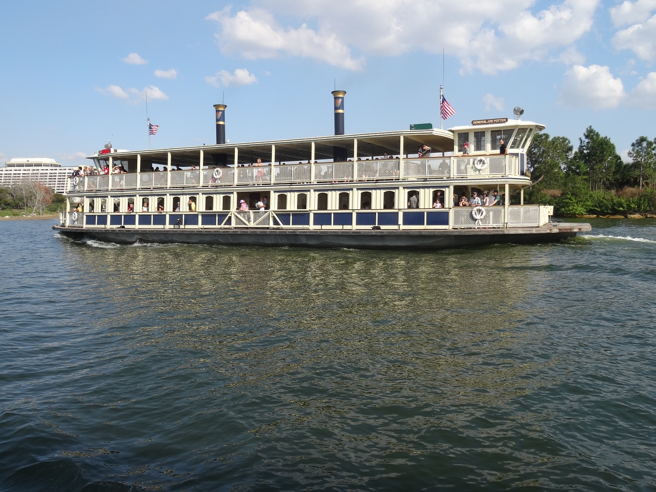 ferryboat water lake free photo