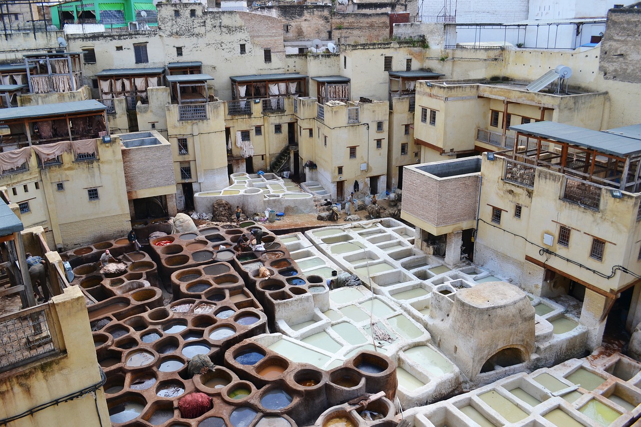 fes  tannery  leather free photo