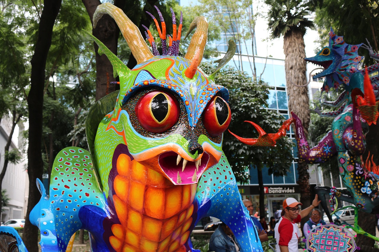 festival alebrije parade free photo