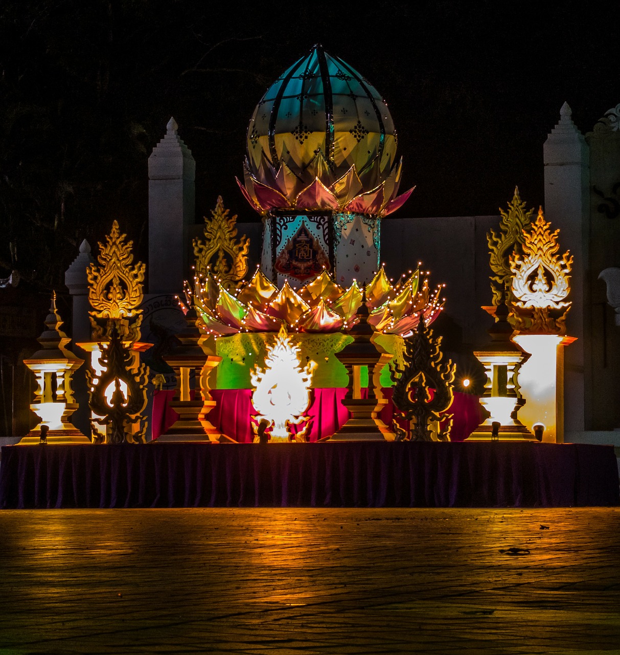 festival of lights payao north thailand free photo