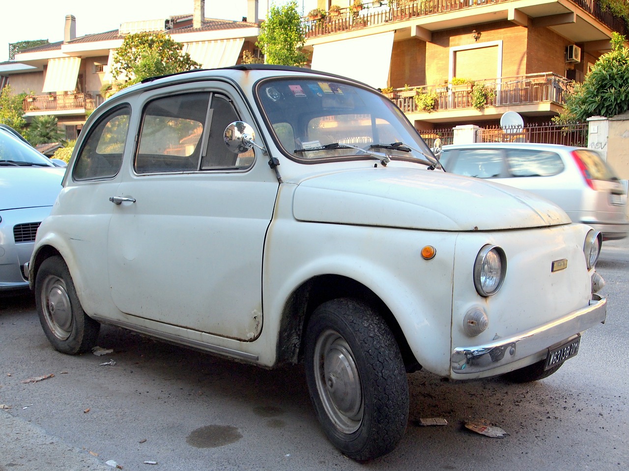 fiat 500 fiat old car free photo