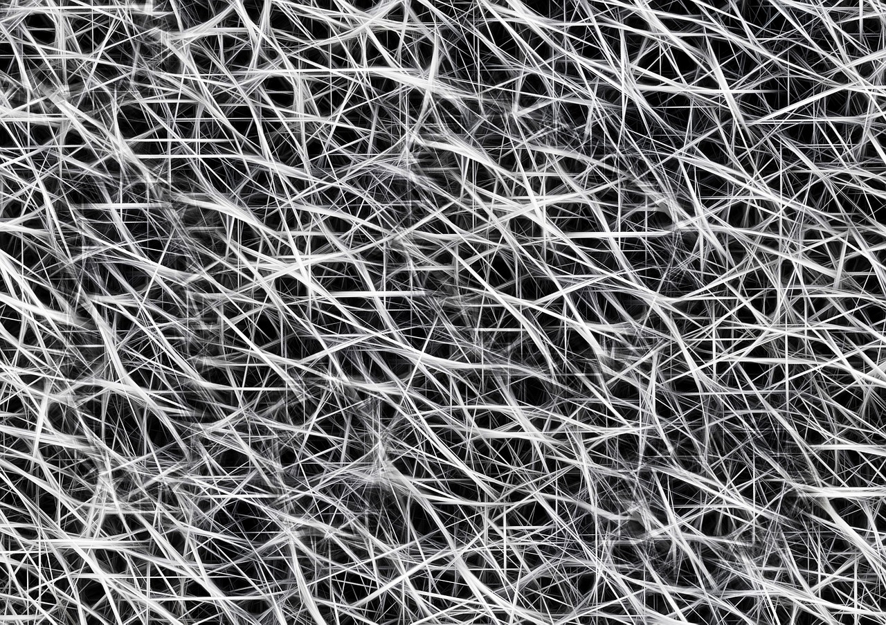 fibers structure black free photo