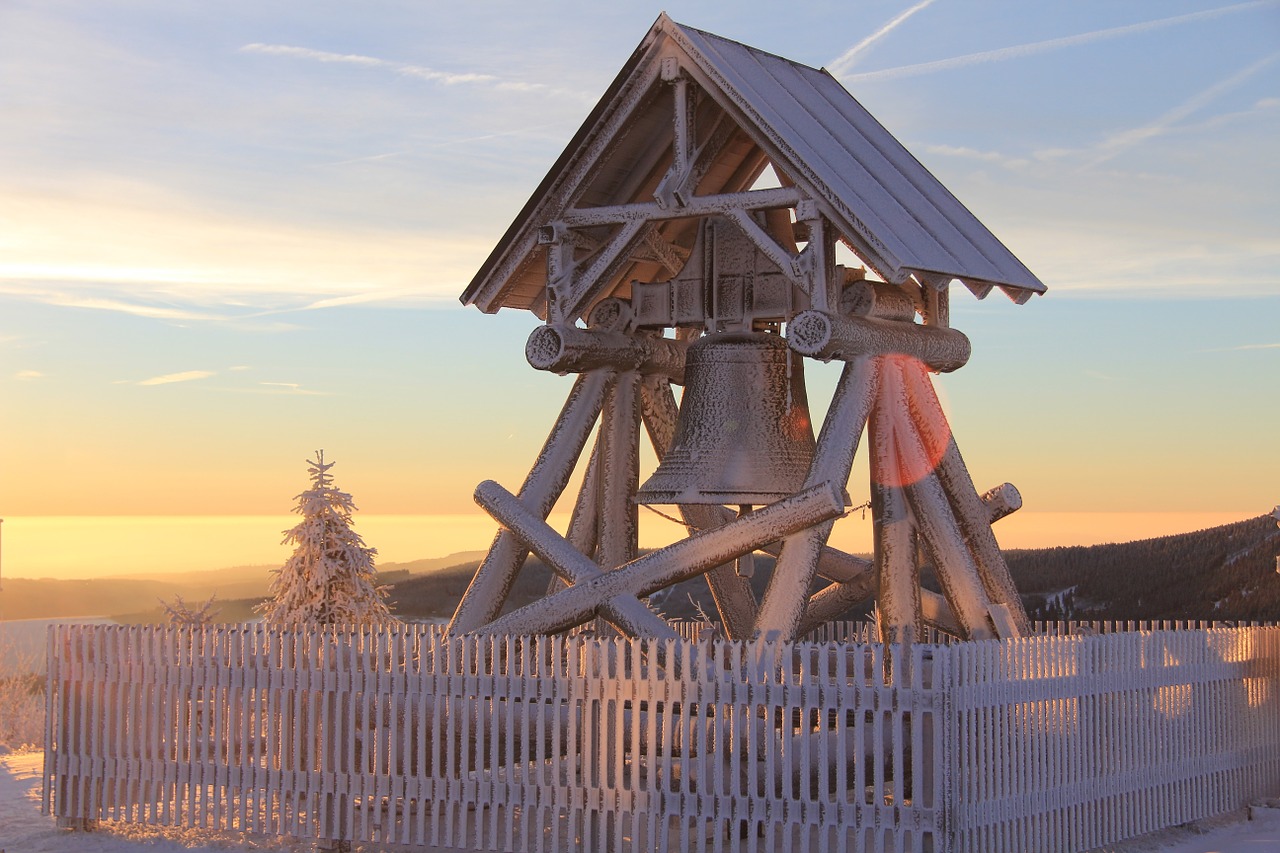 fichtelberg ore mountains peace bell free photo