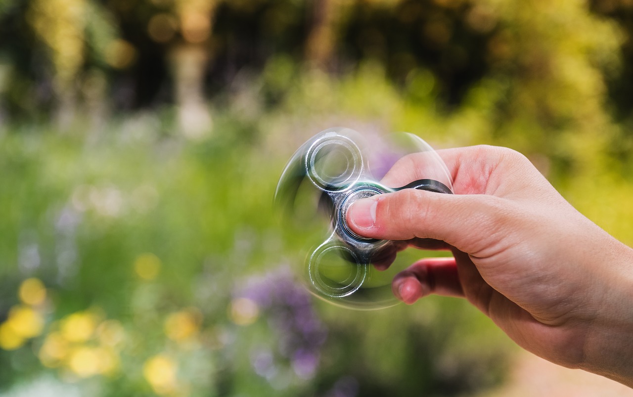 fidget spinner stress free photo