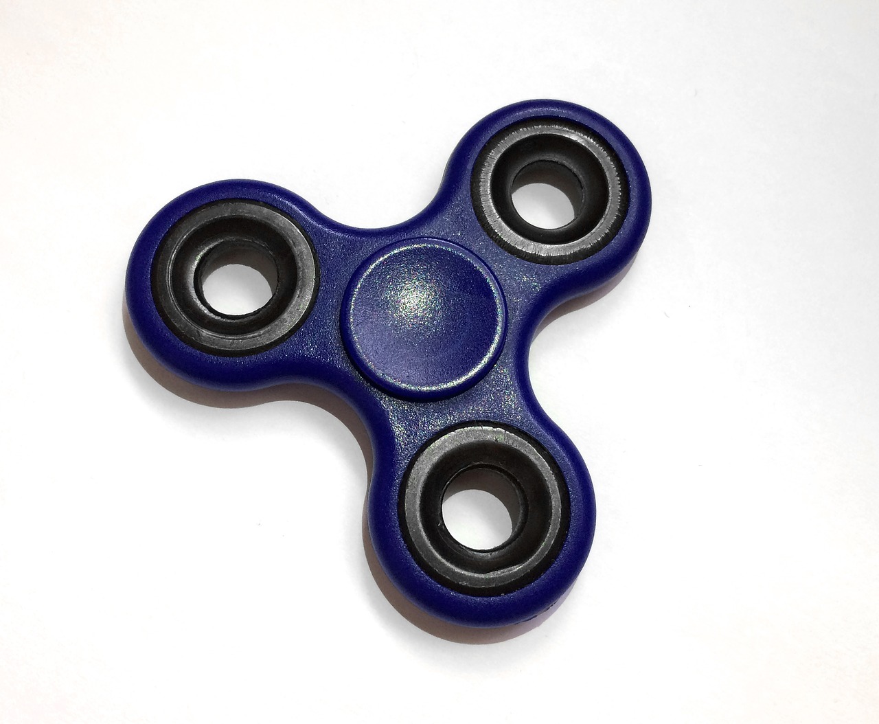 fidgit spinner toy blue free photo