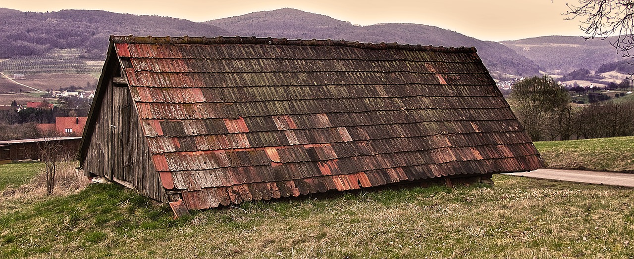 field barn tile roof roof free photo