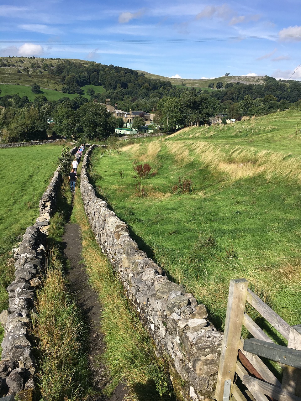 fields footpath landscape free photo