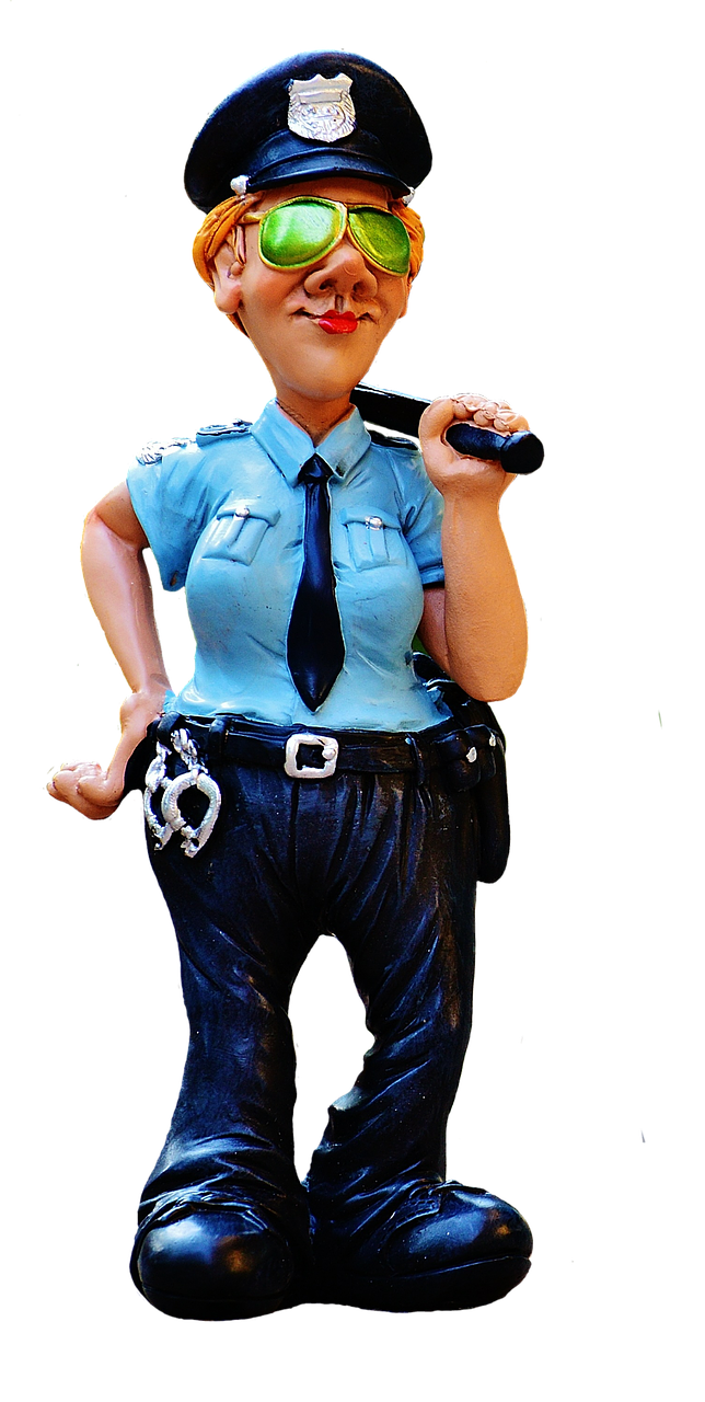 Figure,police,funny,uniform,policewoman - free image from 