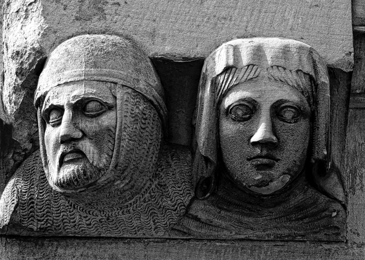 figures sculptures faces free photo