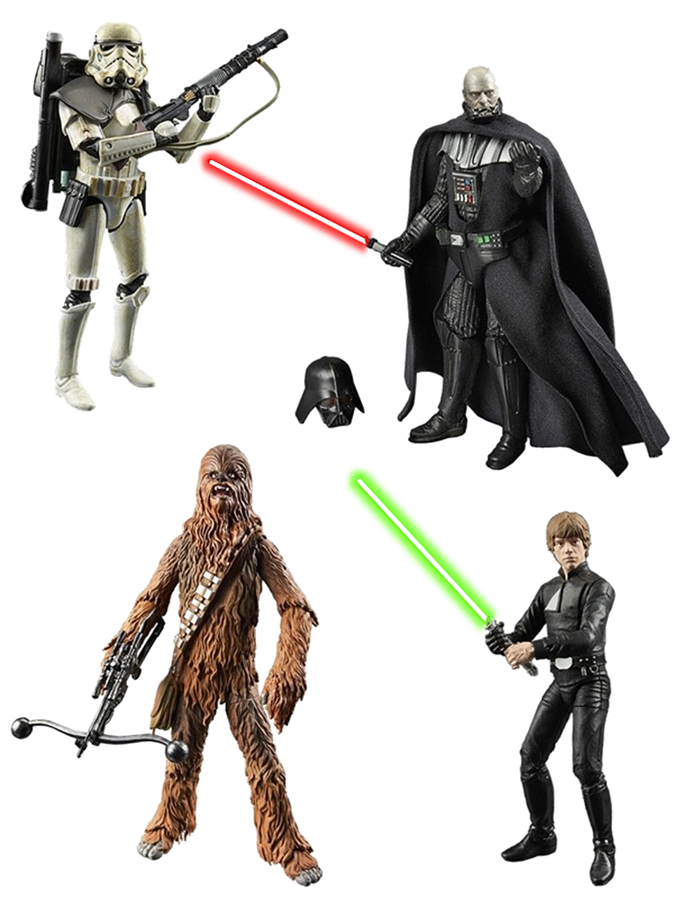 figures star wars isolated free photo