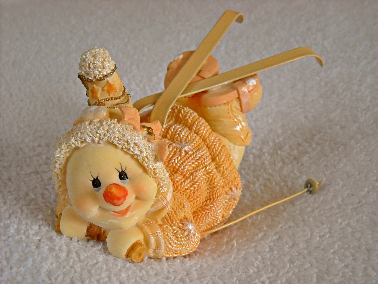 figurine decoration snowman free photo