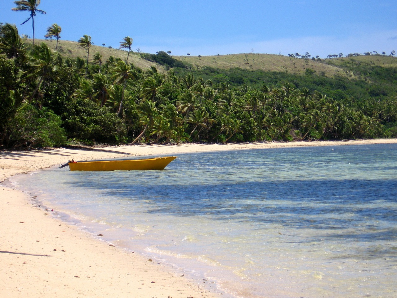 fiji boot beach free photo