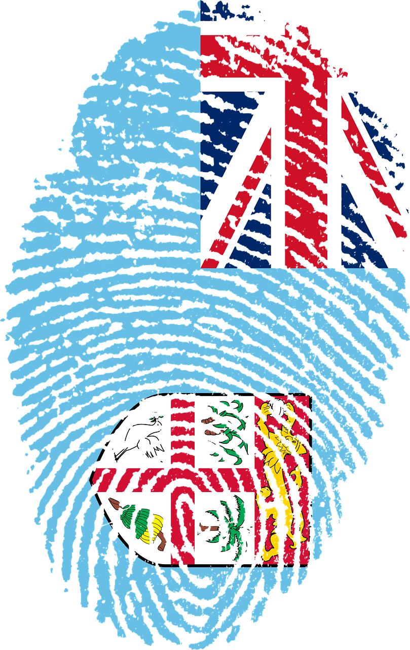 fiji flag fingerprint free photo