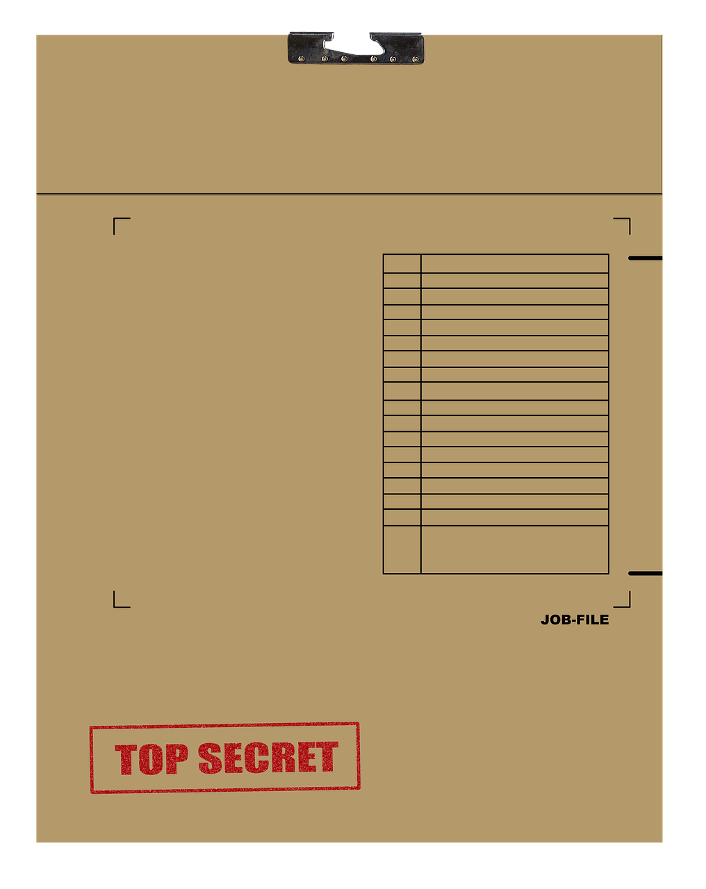 file folder the secret free photo