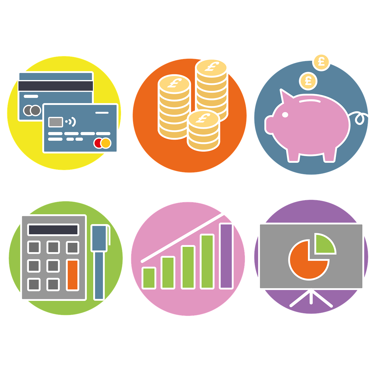 finance icons  financial icons  finance free photo