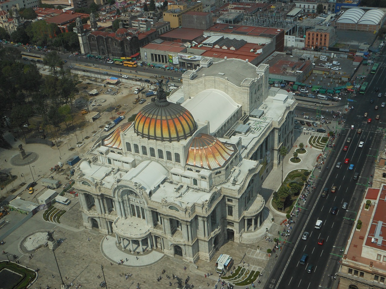 fine arts mexico palace free photo