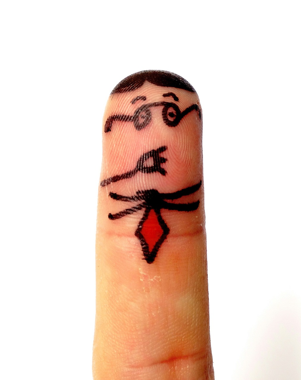 finger man don't talk finger free photo