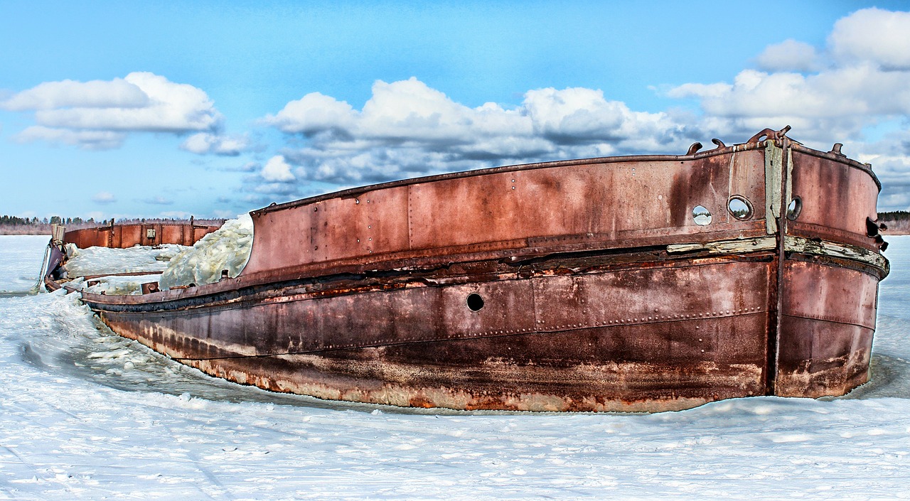 finland ship shipwreck free photo
