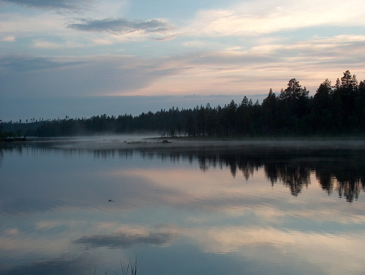 finland lake nature free photo