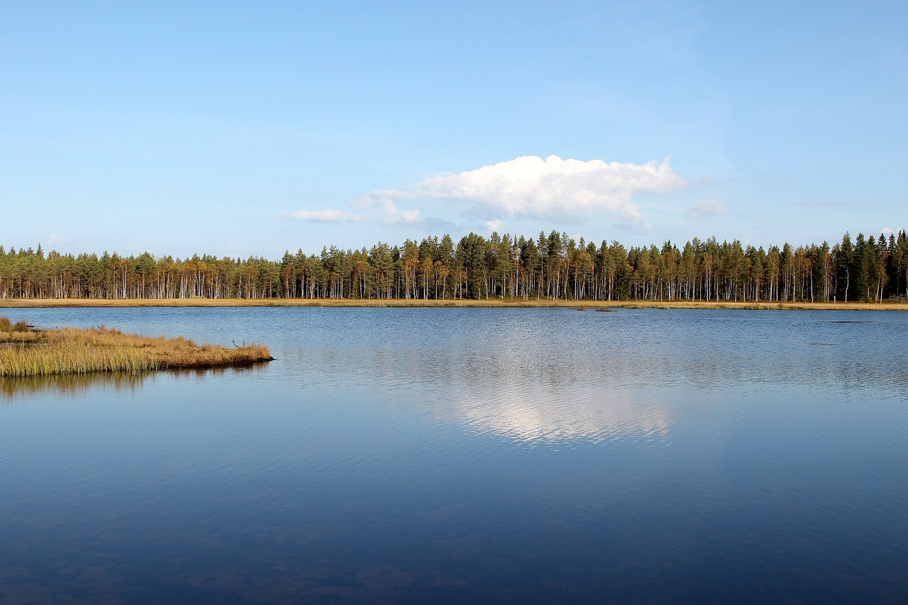 finland lake water free photo