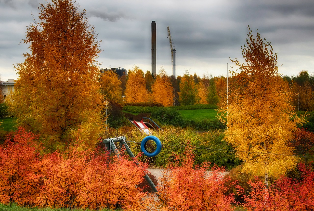 finland park sky free photo