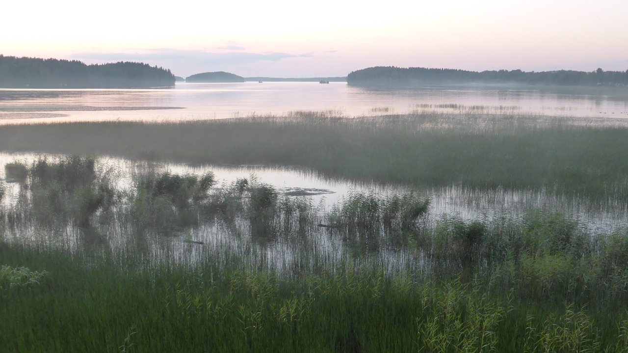 finland lake nature free photo