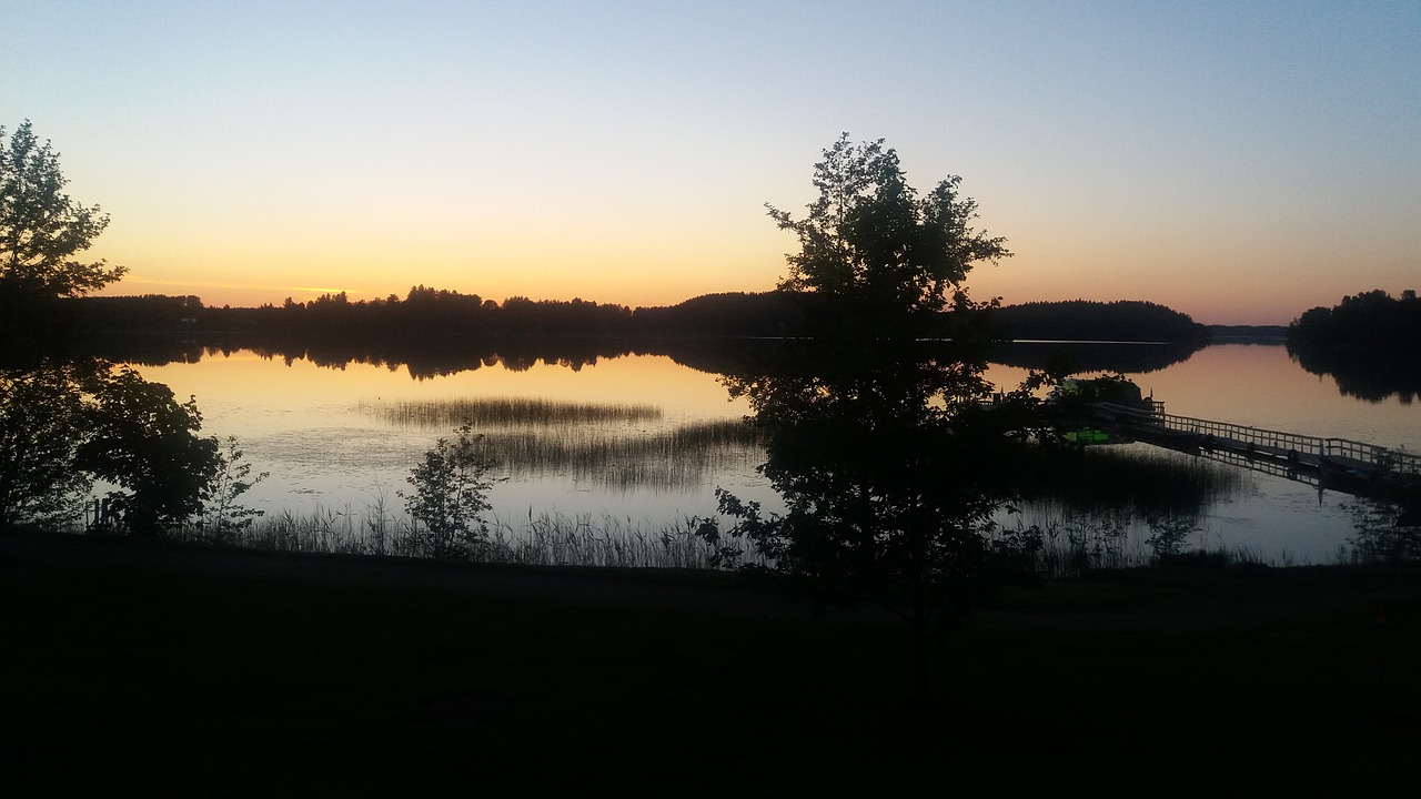 finland lake summer free photo