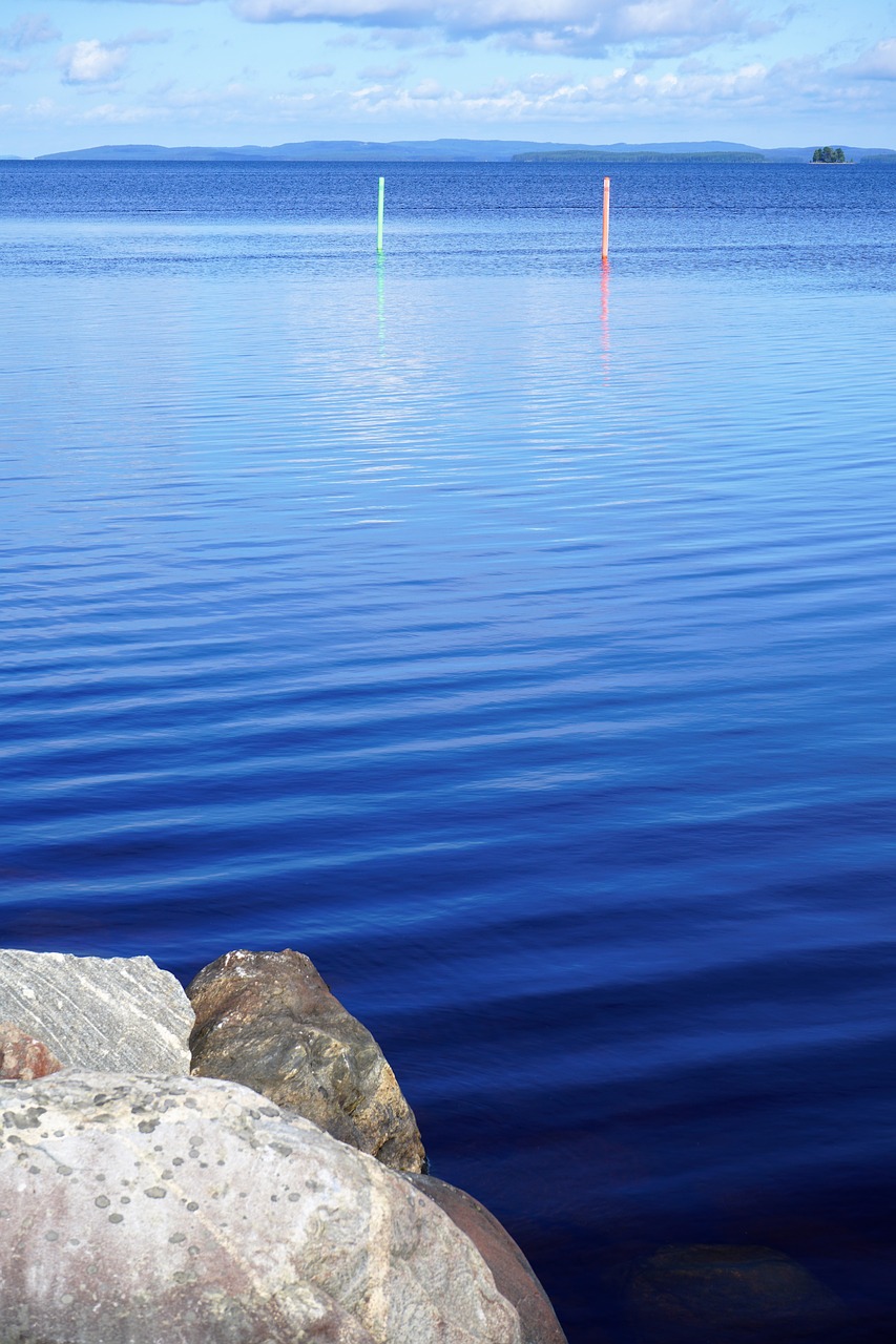 finland lake waves free photo