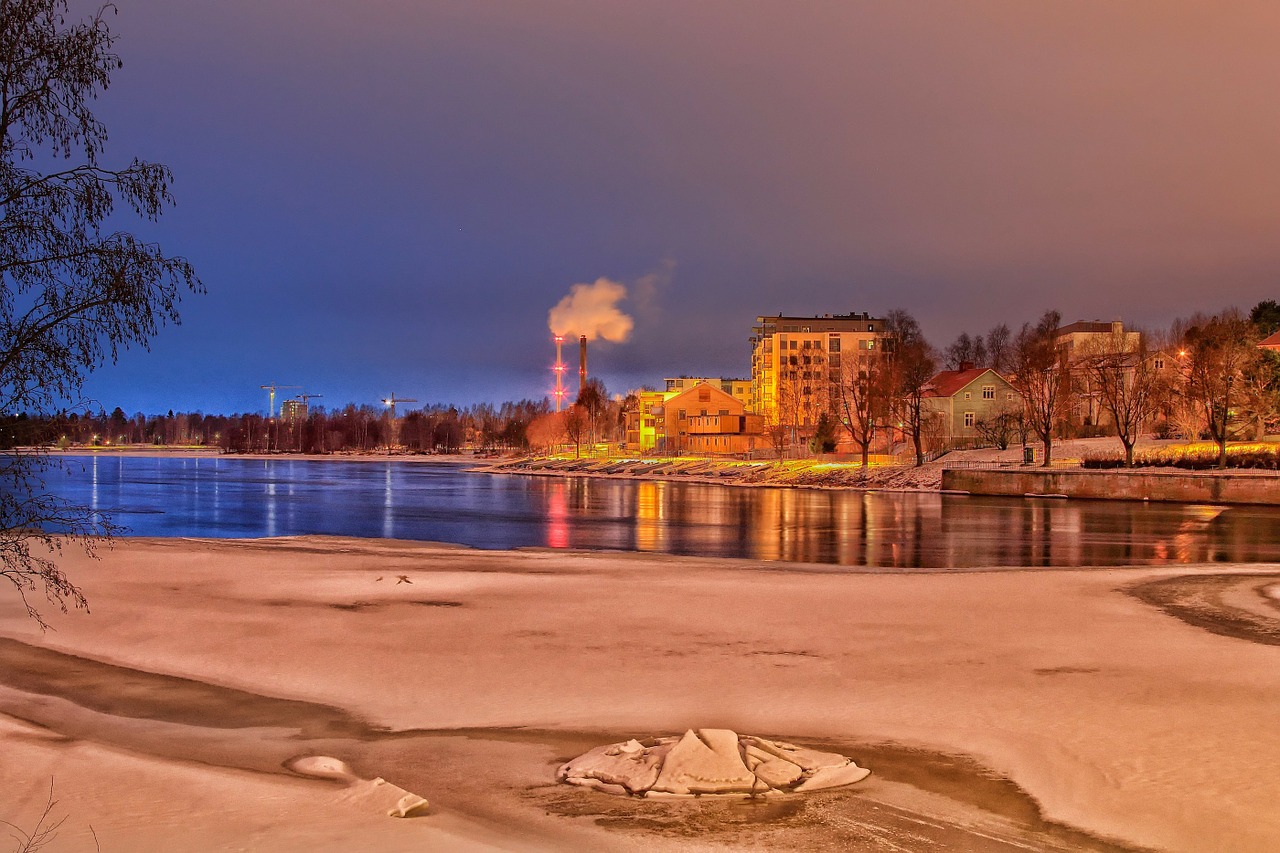 finland lake water free photo
