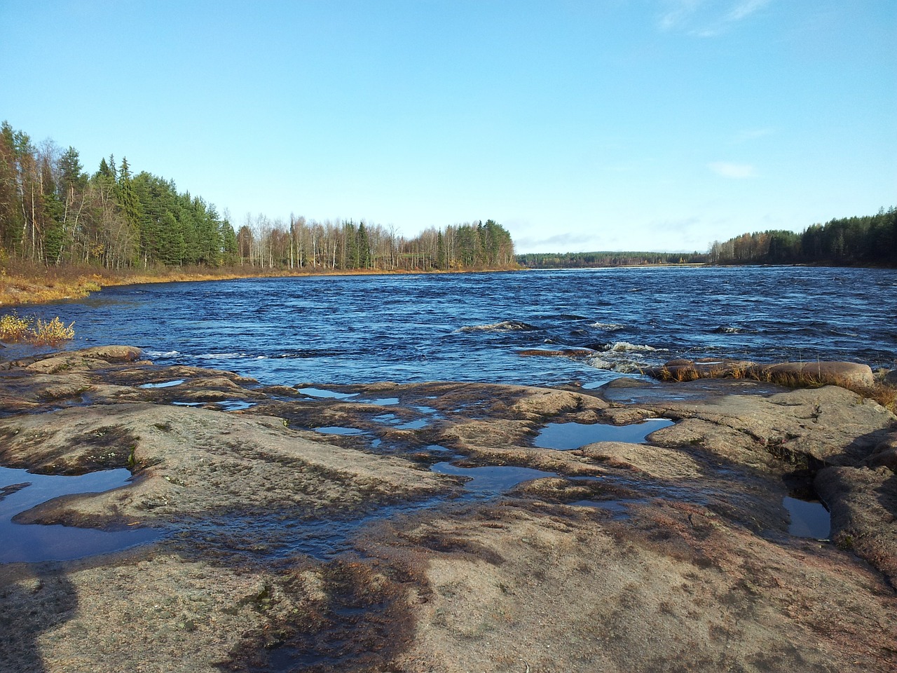 finland lapland river free photo