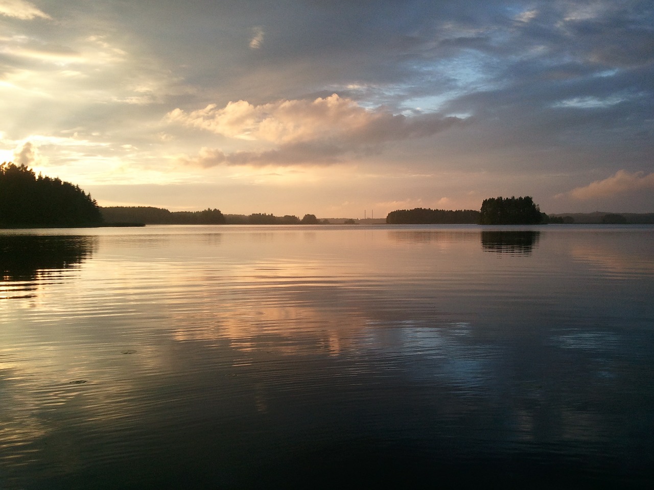 finland summer lake free photo