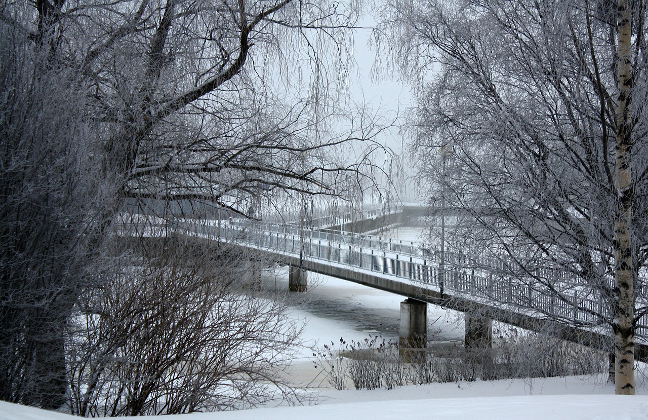 finland bridge architecture free photo