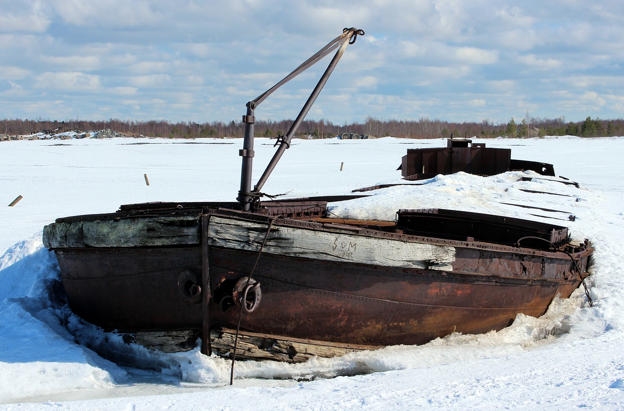 finland shipwreck ship free photo