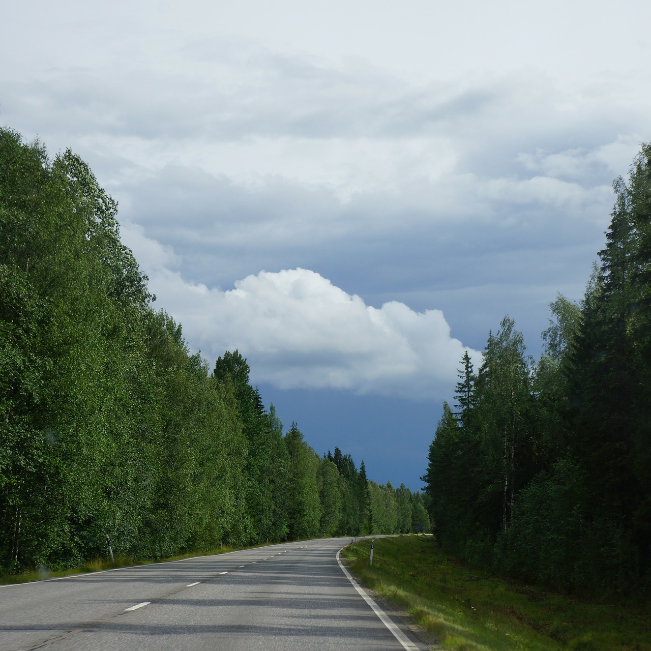 finnish summer road free photo