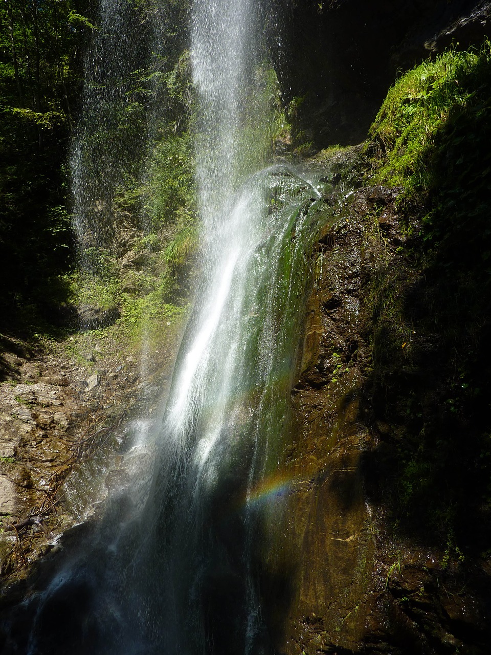 finsterbach waterfall carinthia free photo