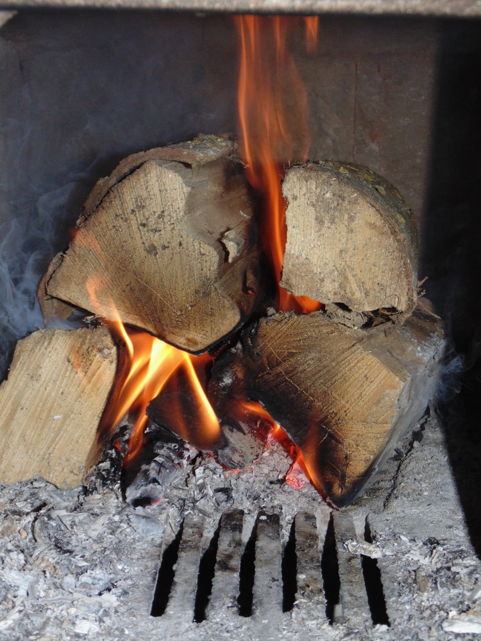 fire stove winter free photo