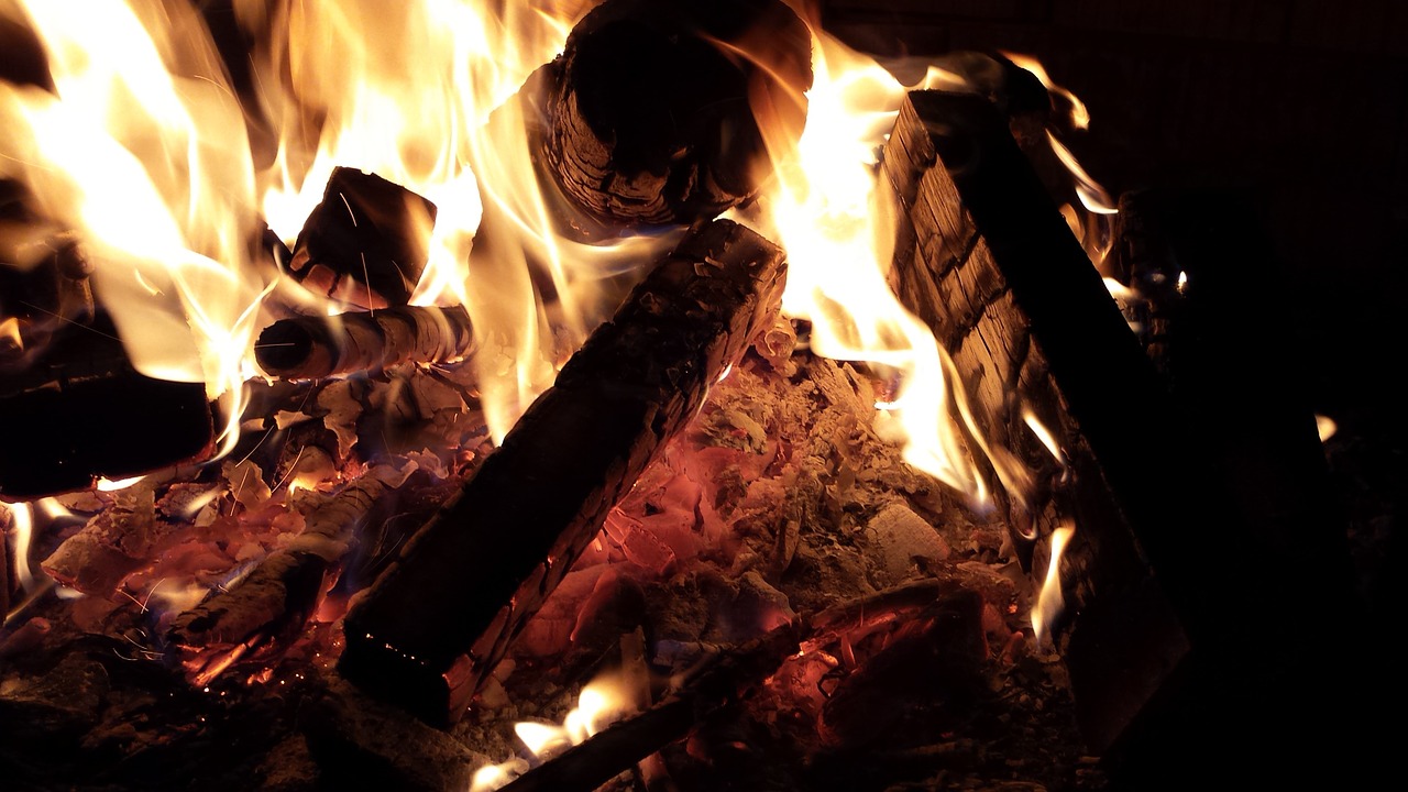 fire flame campfire free photo